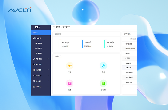 AVCLTI IPA 6000S 云广播控制平台软件